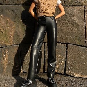 Aritzia Wilfred Melina Pants Regular Length, Black